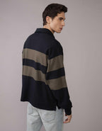 AE Long Sleeve Boxy Rugby Polo Shirt