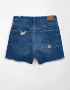 AE Strigid Curvy Ripped Denim Mom Short