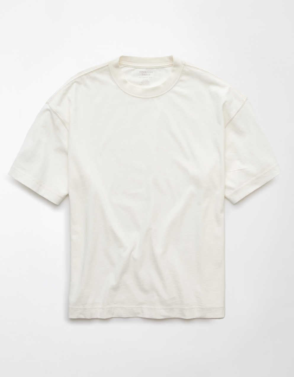 AEボクシー・フィット・スエード・ジャージーTシャツ