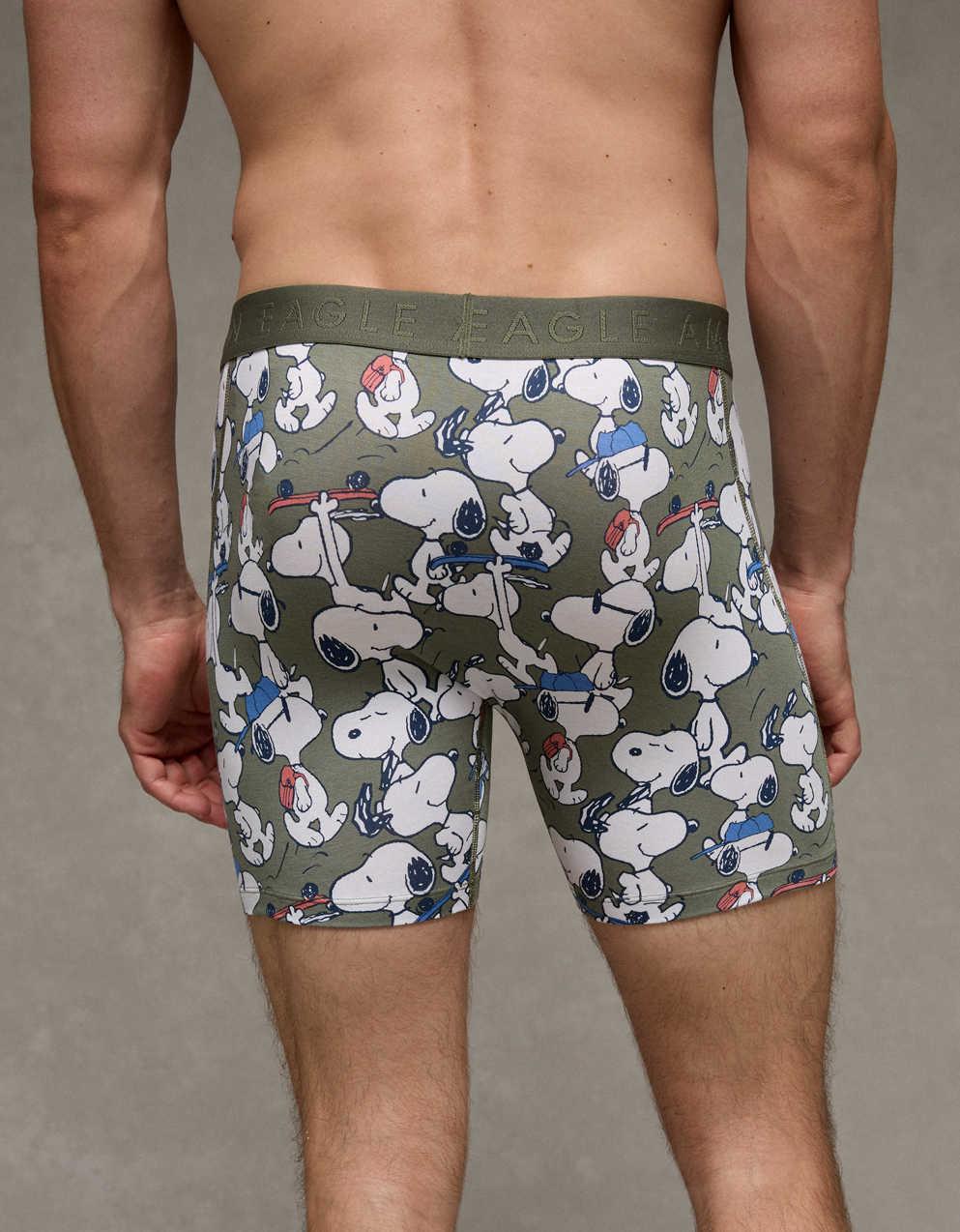 AEO Men's Snoopy 6" Ultra Soft Boxer Brief