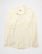 AE Bestie Long-Sleeve Button-Up Shirt