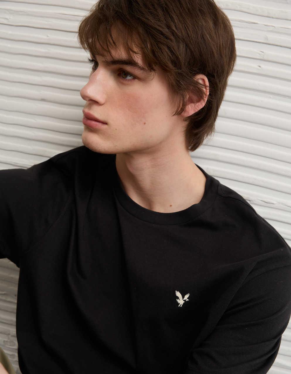 AE Standard Fit Lightweight Logo T-Shirt