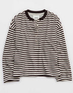Aerie アラムナイ ヘンリーネック スウェットシャツ