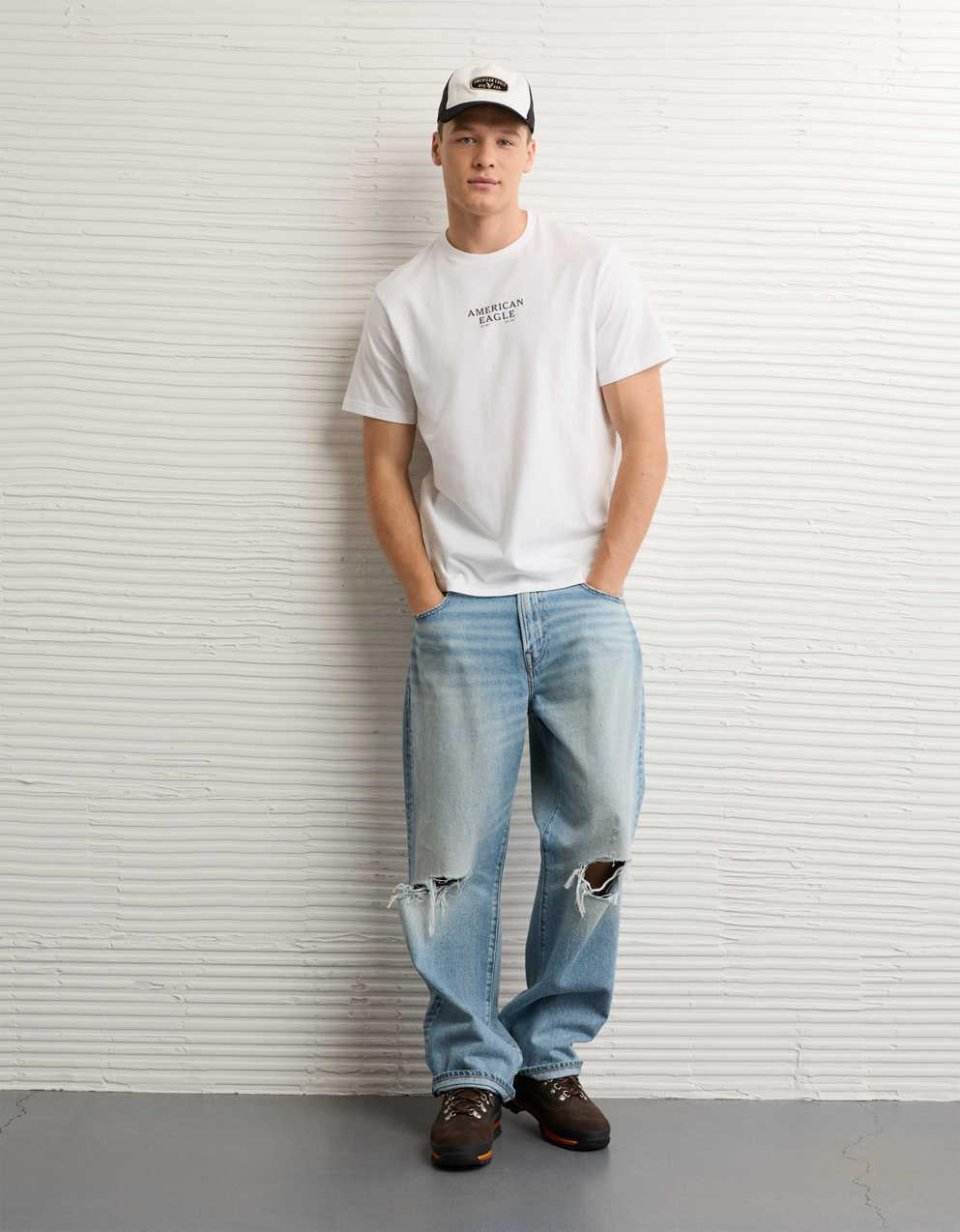AE Standard Fit Logo Graphic T-Shirt