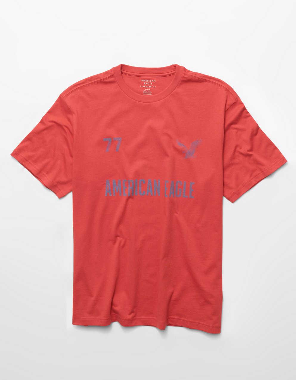 AE スタンダード・フィット・グラフィック・ロゴTシャツ