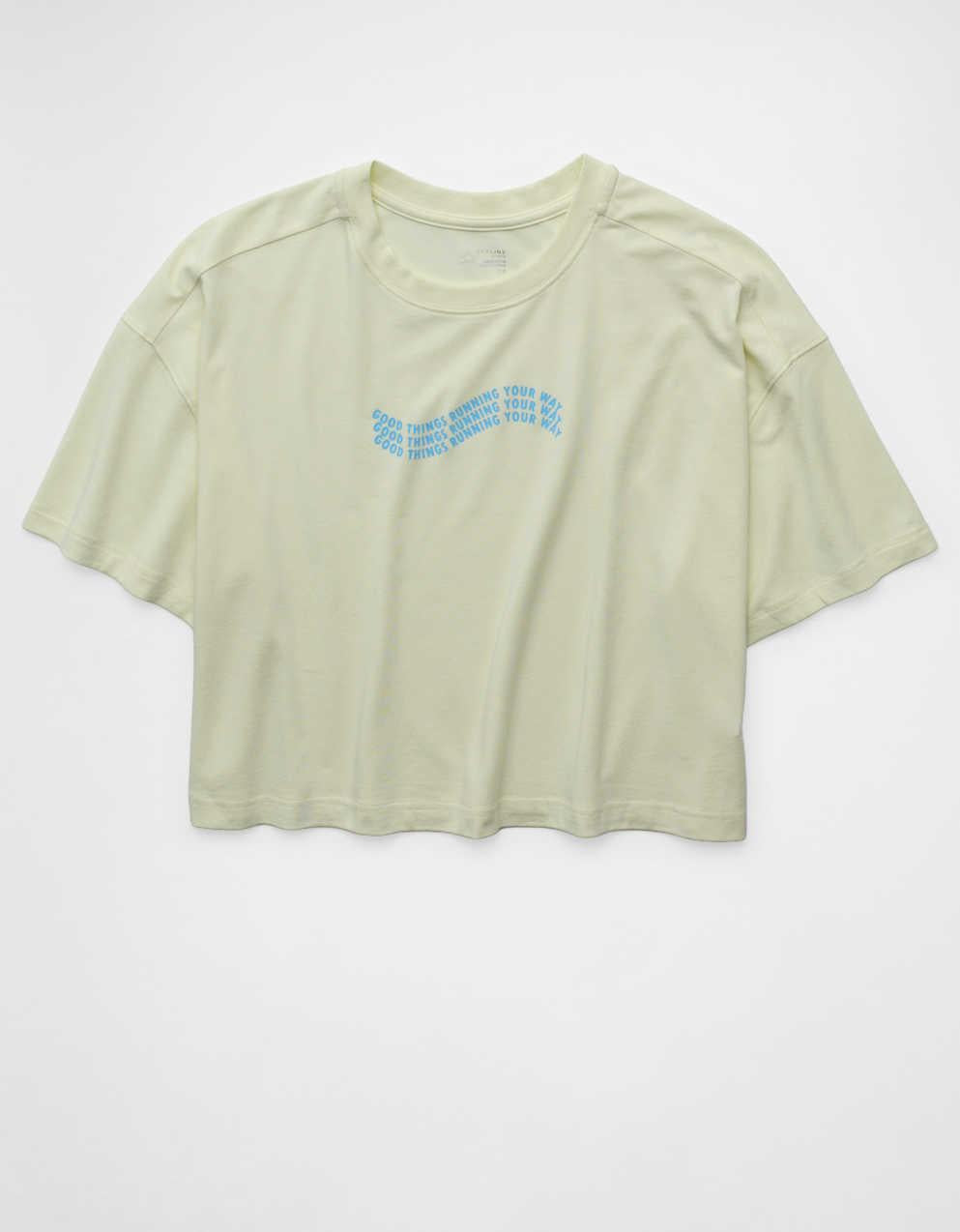 OFFLINE バイ・エアリー レッツ・ストレッチ・クロップドTシャツ