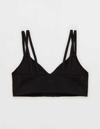 OFFLINE By Aerie リアル・ミー・ルーシェッド・ストラッピースポーツ・ブラ