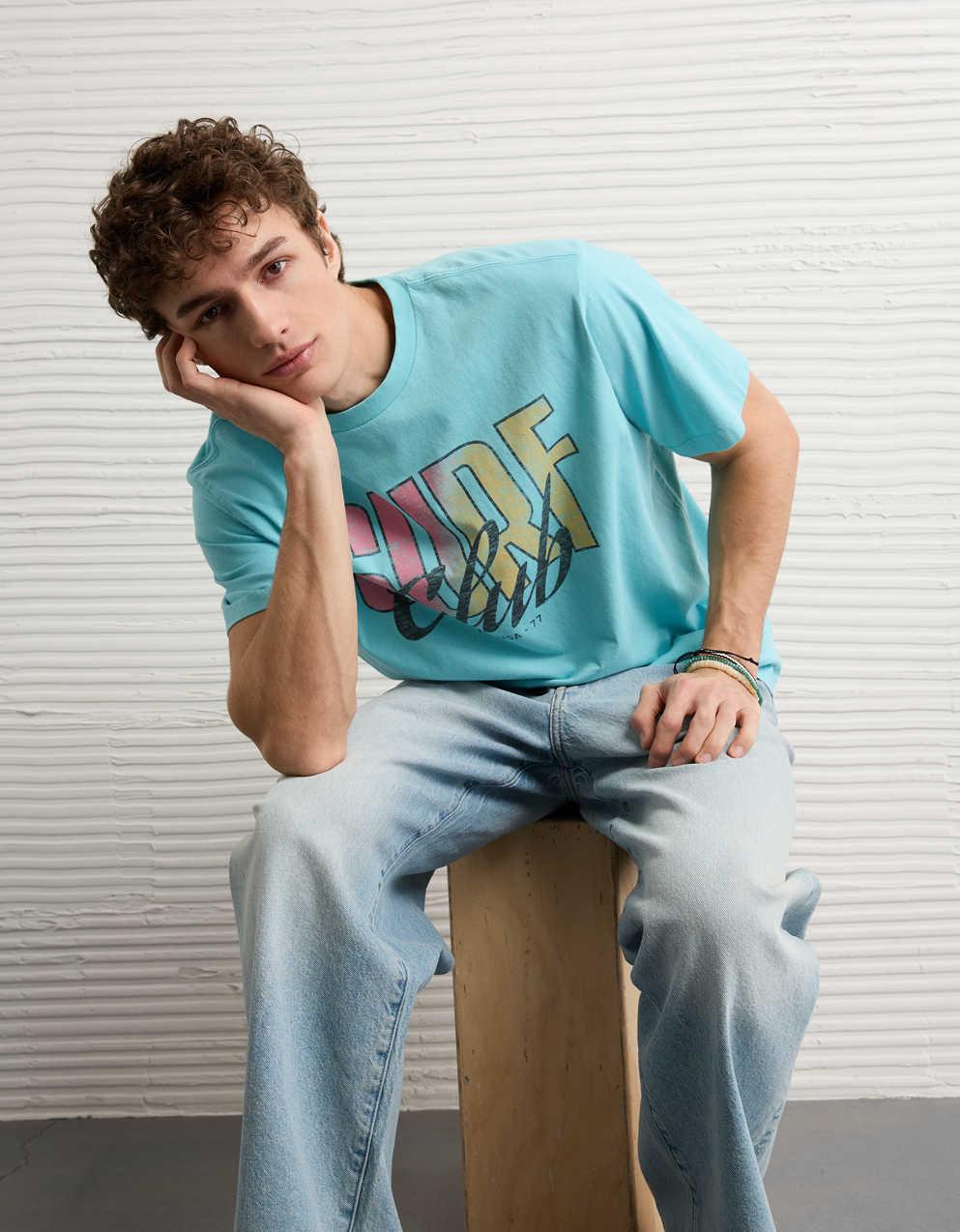 AE Standard Fit Destination Graphic T-Shirt