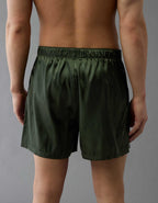 AEO Men's Solid Satin Pocket Boxer Short