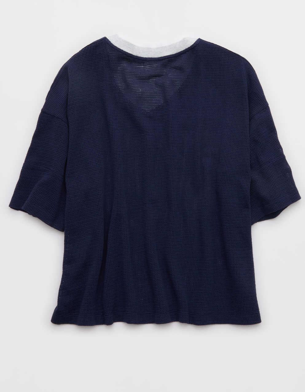 OFFLINE バイ・アリー メッシュ・ジャージー半袖Tシャツ