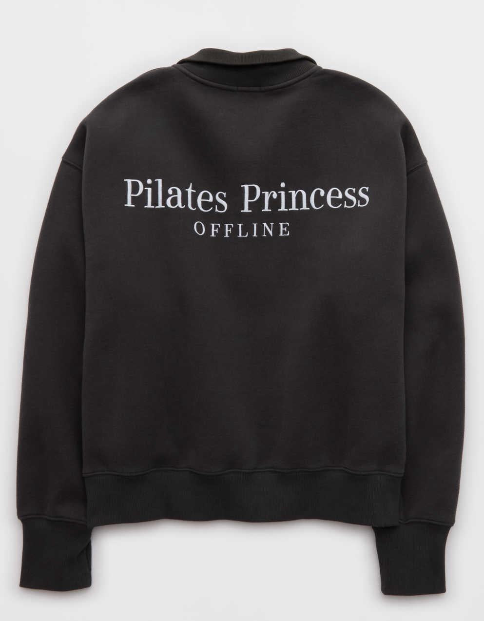 OFFLINE By Aerie Cloud Fleece Quarter Zip Sweatshirt