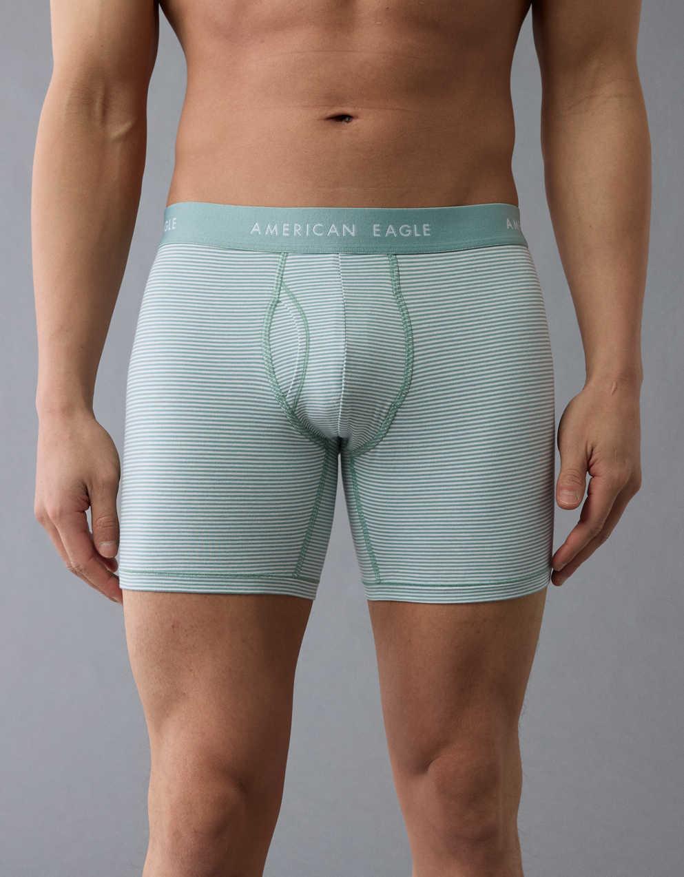 AEOメンズ・ストライプ6インチ・クラシック・ボクサー・ブリーフ