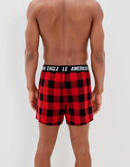 AEO Plaid Ultra Soft Boxer Short