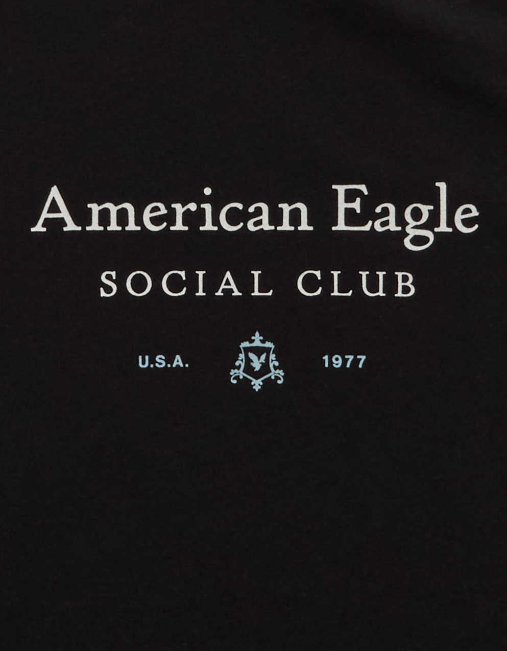 AEスタンダードフィットロゴグラフィックTシャツ