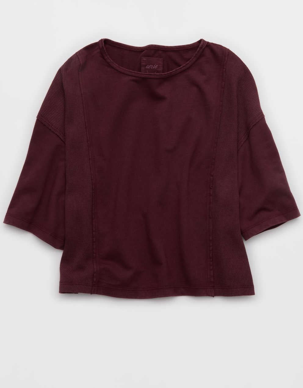 Aerie Unwind Waffle T-Shirt