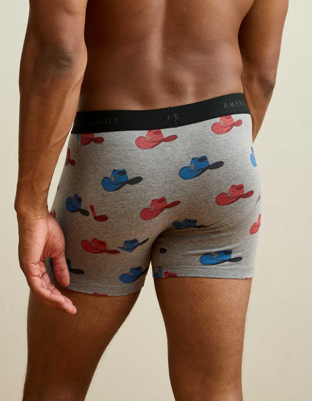 AEO メンズ 4.5インチ クラシック コットン ボクサーブリーフ