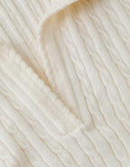 AE V-Neck Cable Knit Sweater Polo
