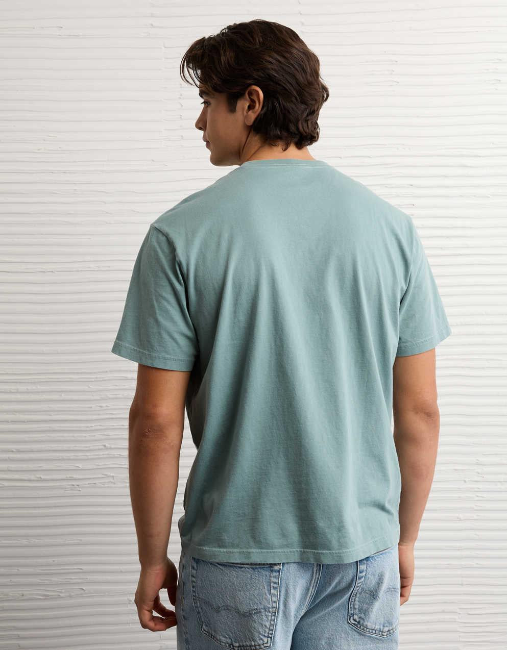 AEスタンダードフィットロゴグラフィックTシャツ