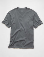 AE スタンダード・フィット・リブド・インVネックTシャツ