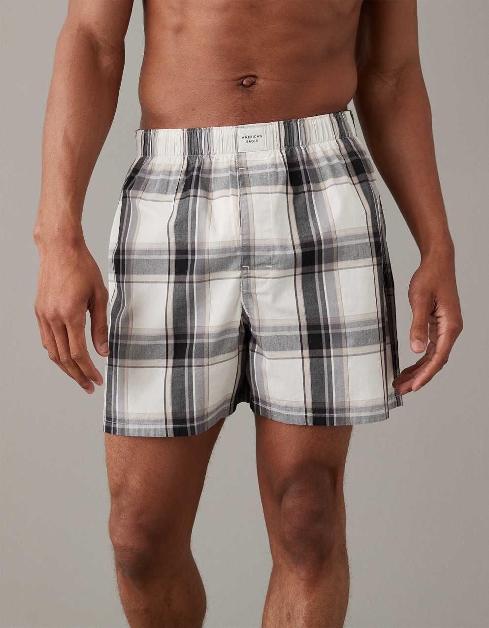 AEO Stretch Plaid Classic Boxer Short