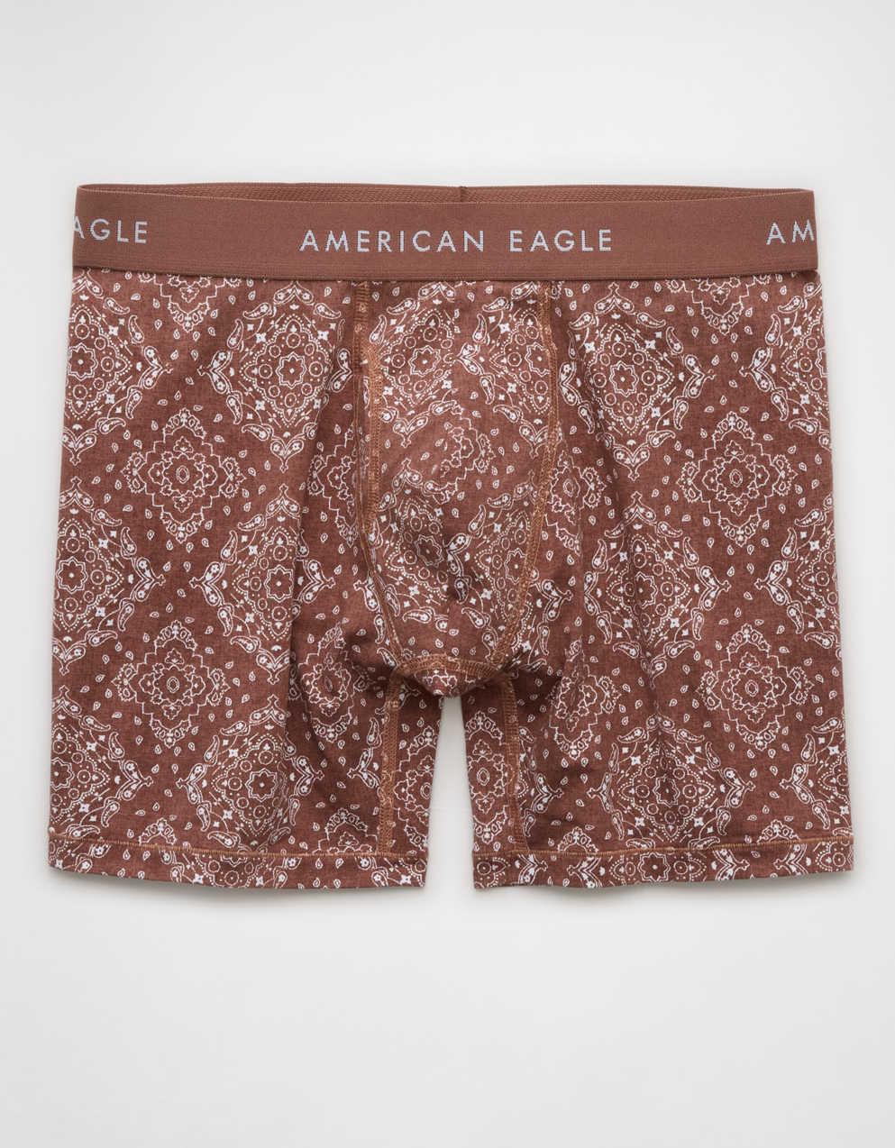 AEOメンズバンダナ6インチクラシックボクサーブリーフ