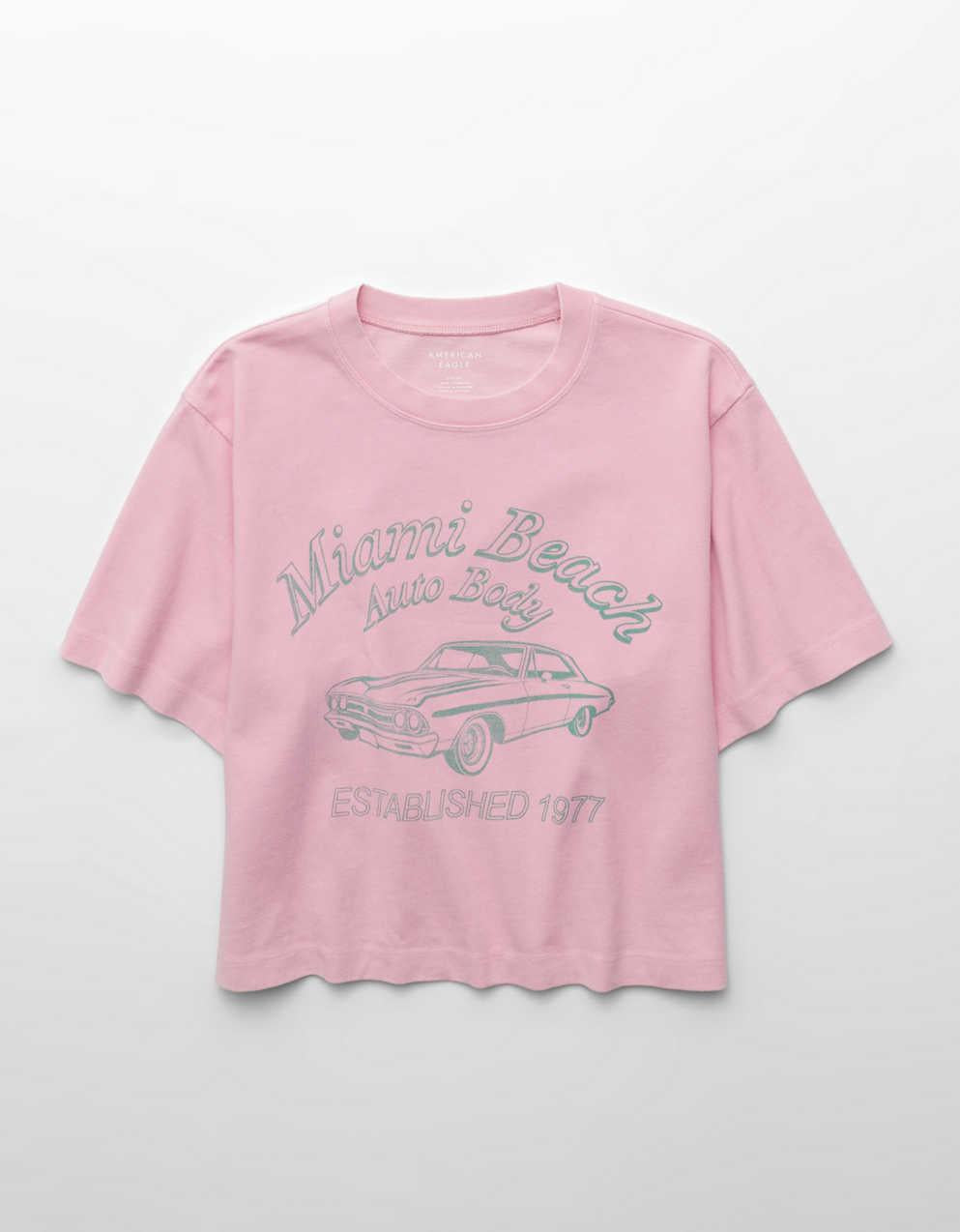 AEボクシー・グラフィックTシャツ