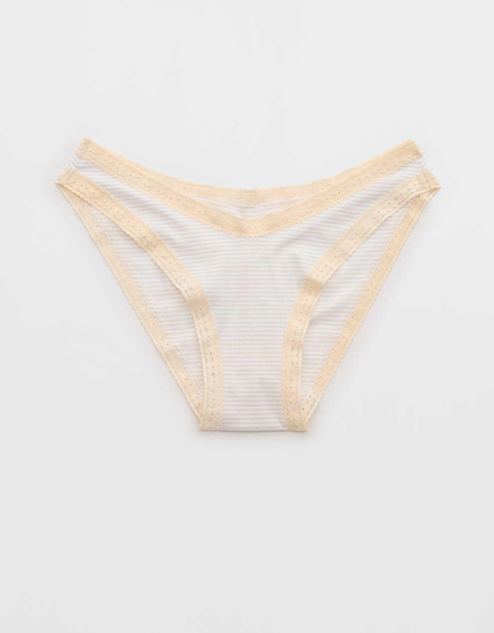 SMOOTHEZ Microfiber Lace Bikini Underwear