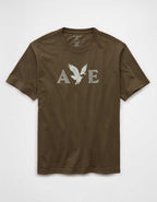 AEライトウェイト・アイコン・ロゴ・グラフィックTシャツ