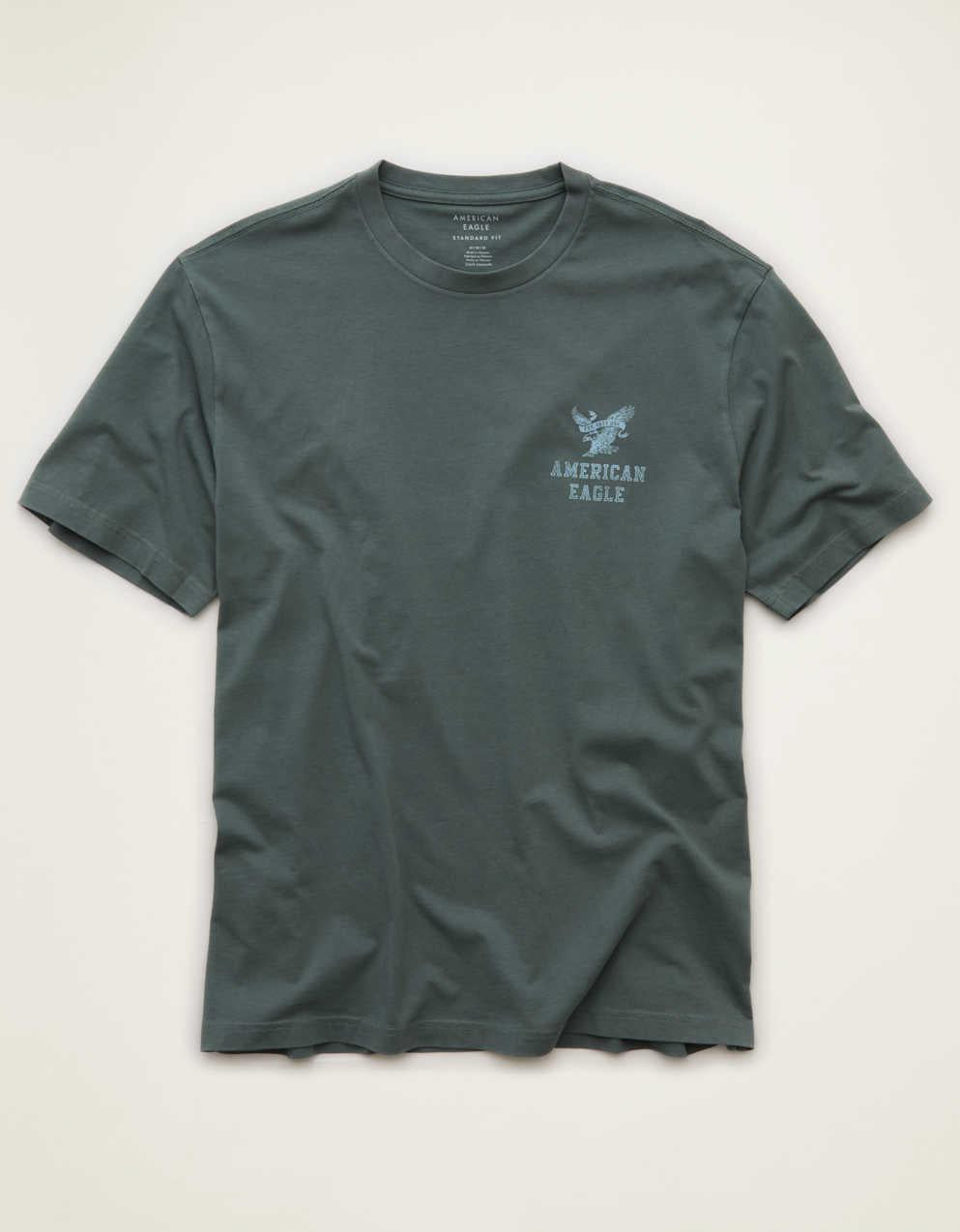 AE スタンダード・フィット・グラフィック・ロゴTシャツ