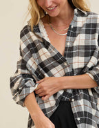 Aerie Anytime Fave Flannel Oversized Shirt