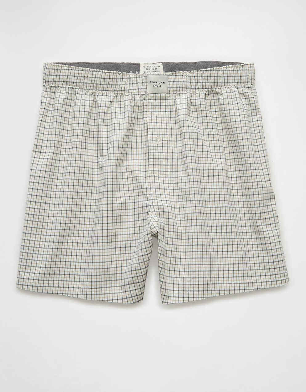AEO ストレッチ・プレイド・クラシック・ボクサー・ショート