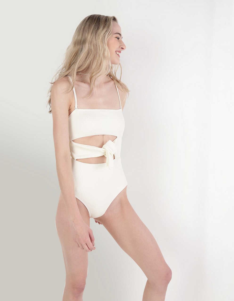 Aerie リブ・ラップ・タイ・ワンピース