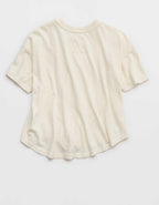 Aerie サマーブリーズ クロップドTシャツ