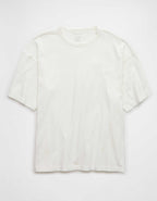 AE ボクシー・リネンブレンドTシャツ