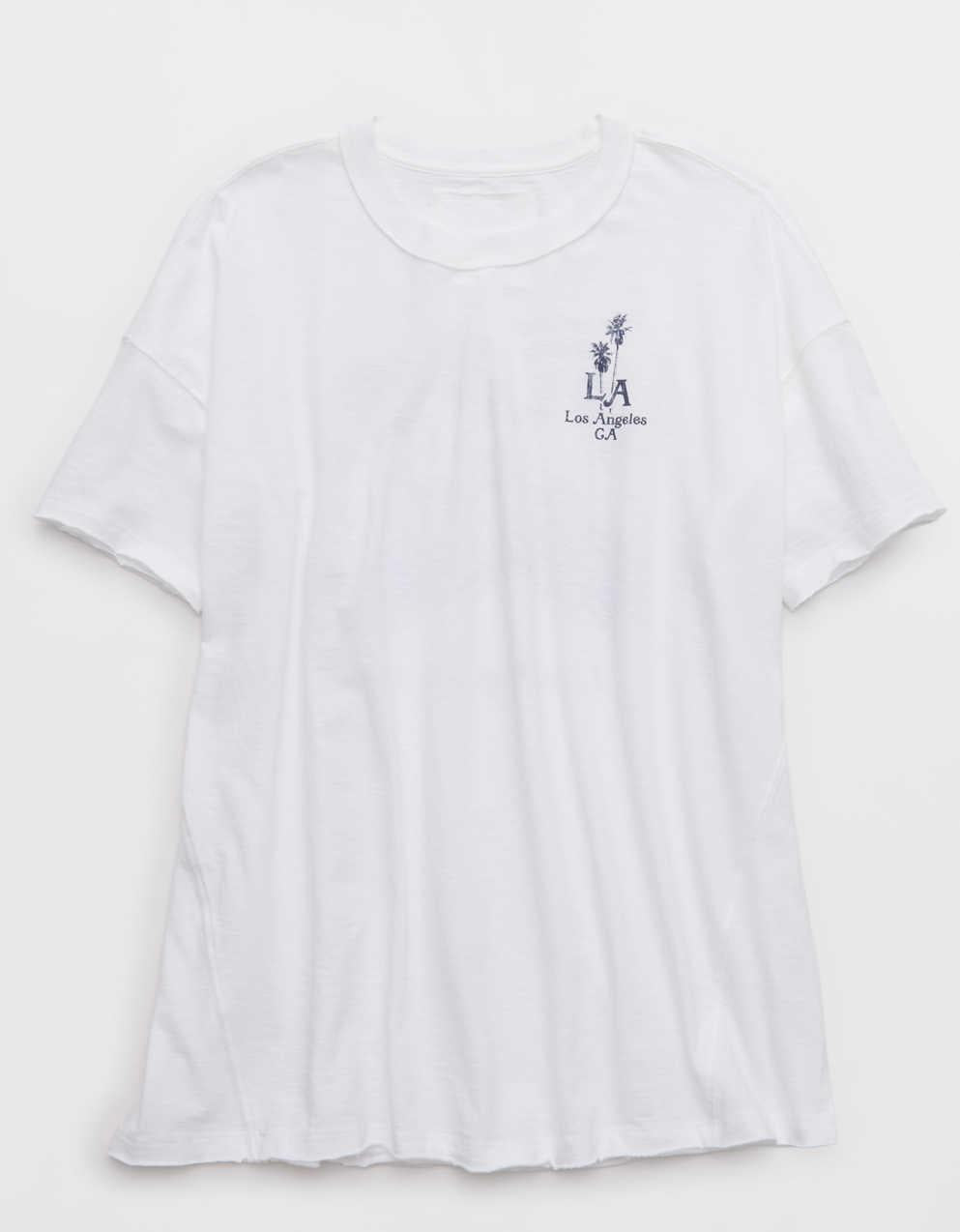 Aerie オーバーサイズ・クルー・ボーイフレンドTシャツ