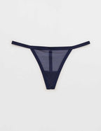 SMOOTHEZ Sheer Stripe Thong Underwear