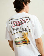 AE ボクシーフィット ミラービール グラフィックTシャツ