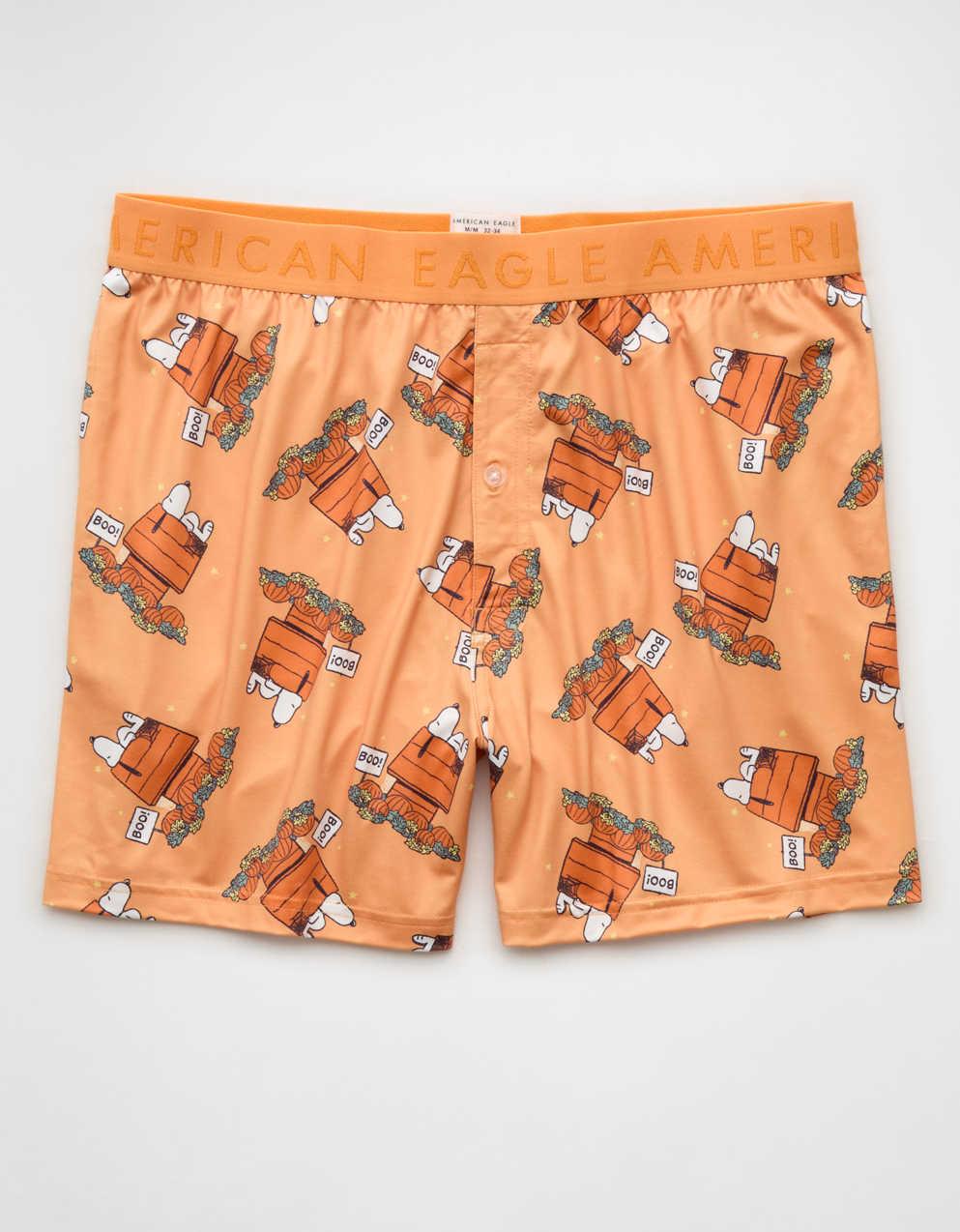 AEO Men's Halloween Snoopy Ultra Soft Pocket Boxer Short