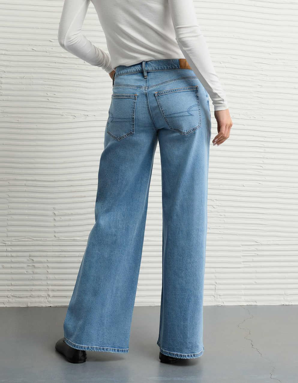 AE Dreamy Drape・ストレッチ・ローライズ・ウルトラワイドレッグ・ジーンズ