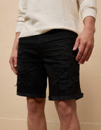 AE 9" AirFlex+ Patched Denim Short