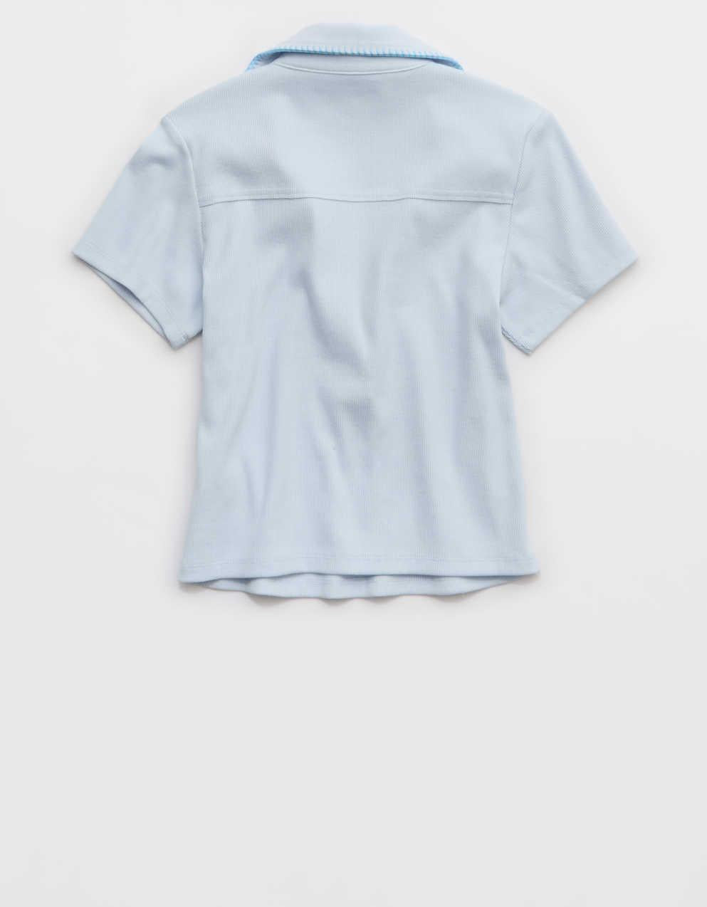 エアリークロップドポロTシャツ