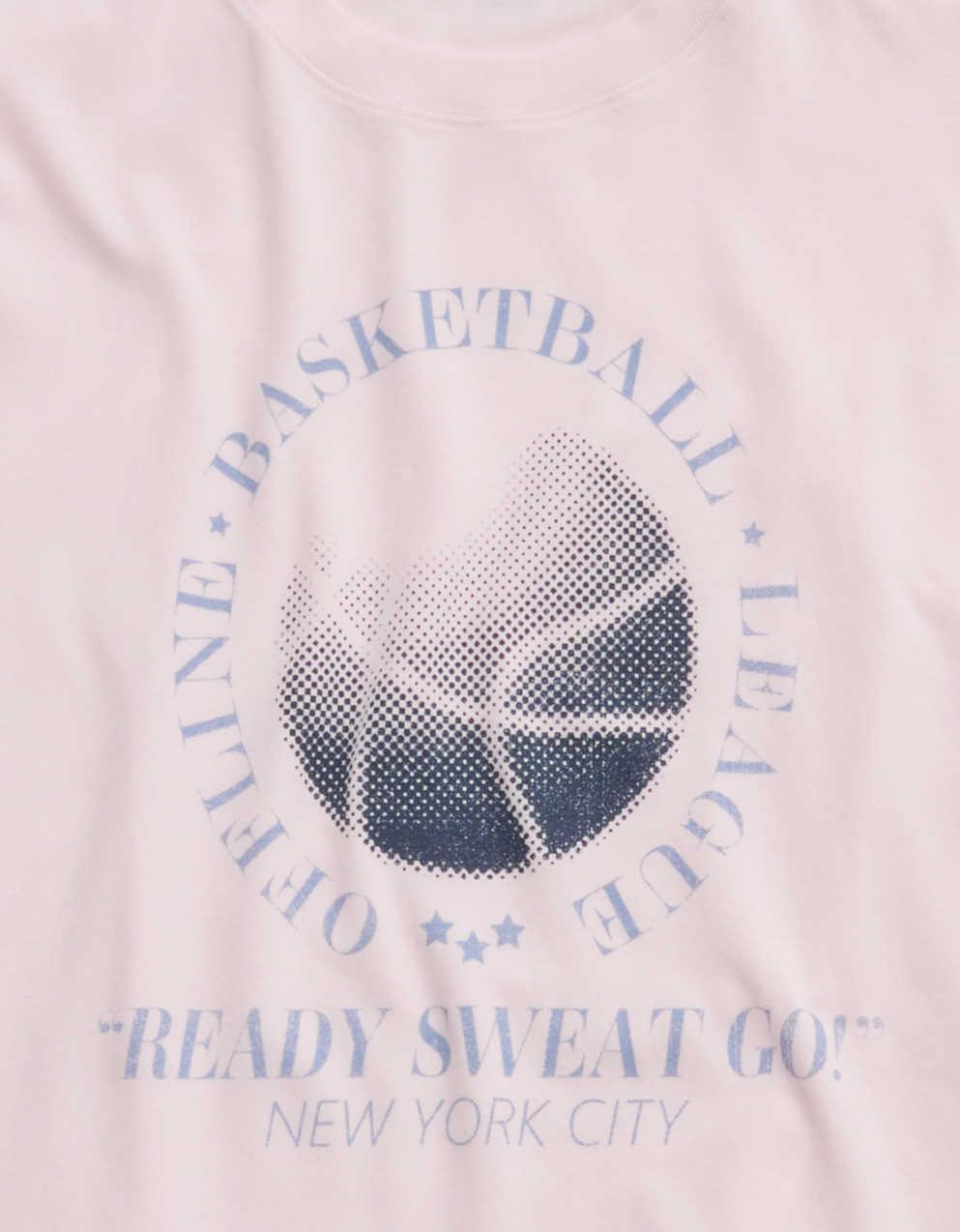 OFFLINE by Aerie 「Let's Stretch」シーム入りボーイフレンドTシャツ