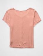 Aerie Real Soft® Ribbed Short Sleeve Cardigan
