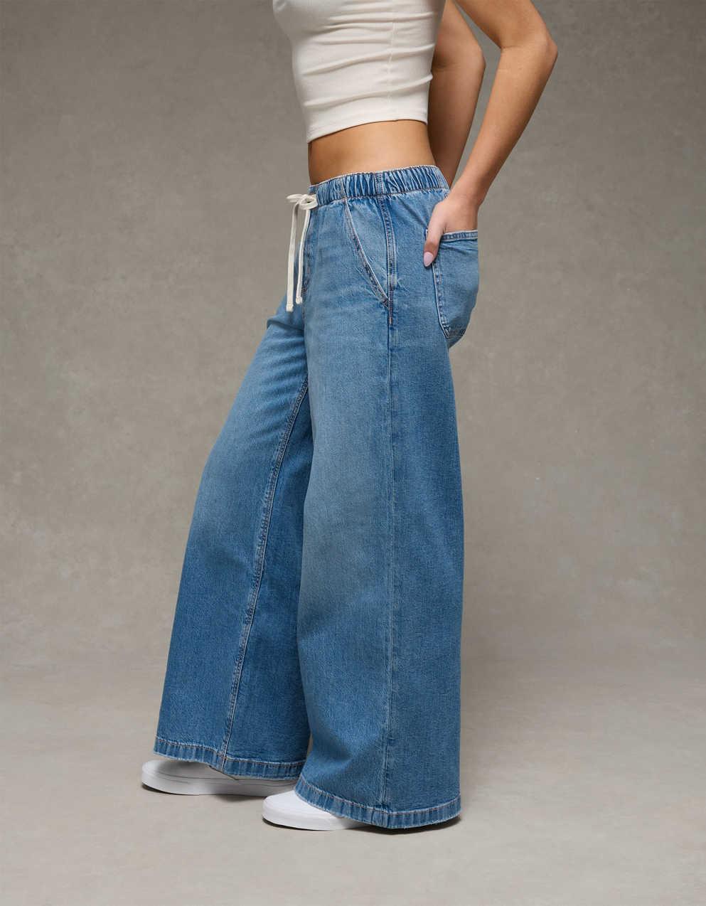 AE Low-Rise Baggy Ultra-Wide Leg Jean