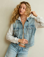 AE Hooded Denim Jacket