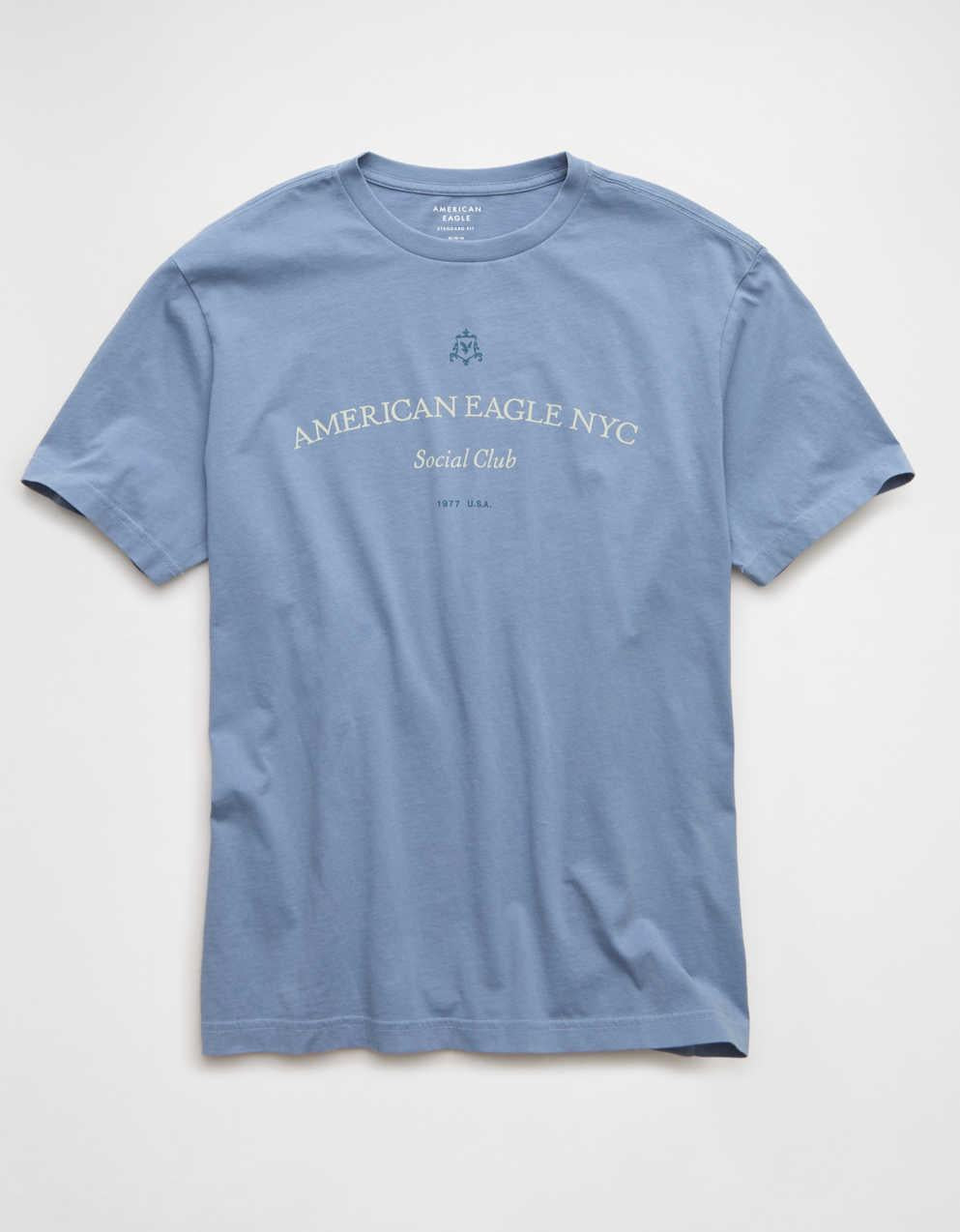 AEスタンダードフィットロゴグラフィックTシャツ