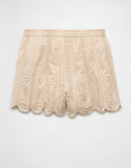 AE High-Waisted Eyelet Short
