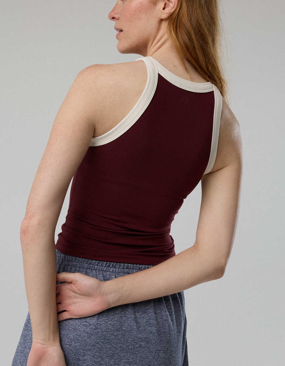 OFFLINE By Aerie Real Me Ringer High Neck Tank Top
