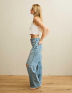 AE Curvy Super High-Waisted Baggy Jean