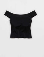 OFFLINE By Aerie Real Me XTRA Off The Shoulder T-Shirt
